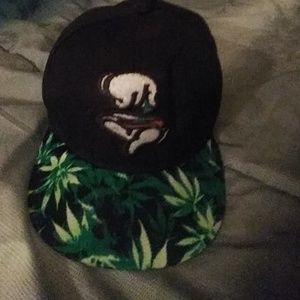 Snap-back green on black Rollin' Blunts hat!
